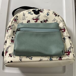 Disney Mickey Mouse Minnie Donald Colorway Contrast BioWorld Small Backpack